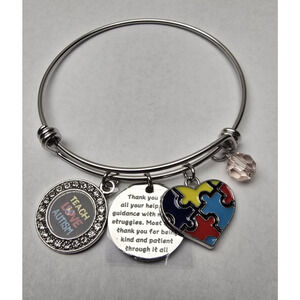 Autism Teacher Bracelet for Autism Teacher Gift Autism Teacher Appreciation Gift